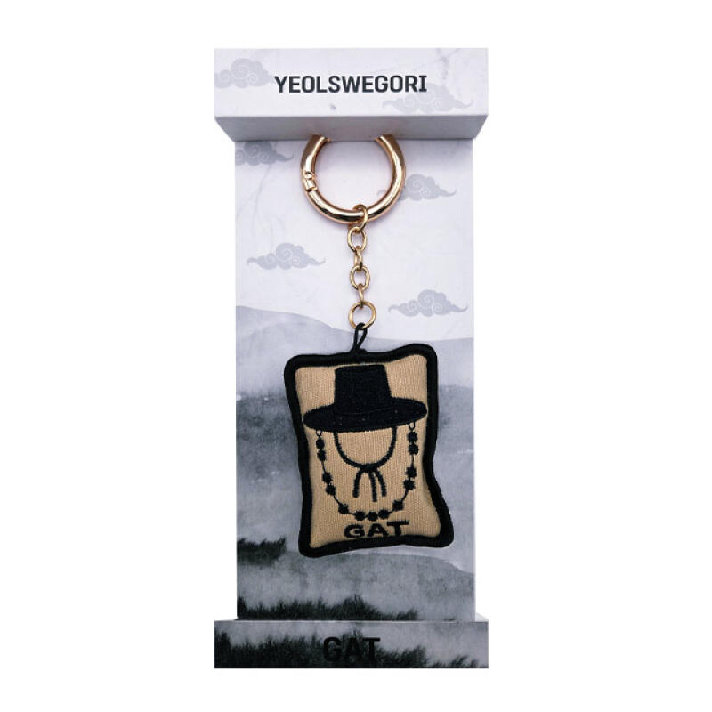 Korean traditional embroidery keychain, gift for foreigners, Korean souvenir