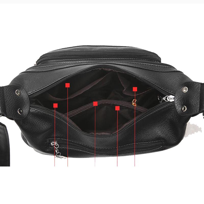 Мягкая мытая искусственная кожа Повседневная сумка Mama Женская сумка через плечо