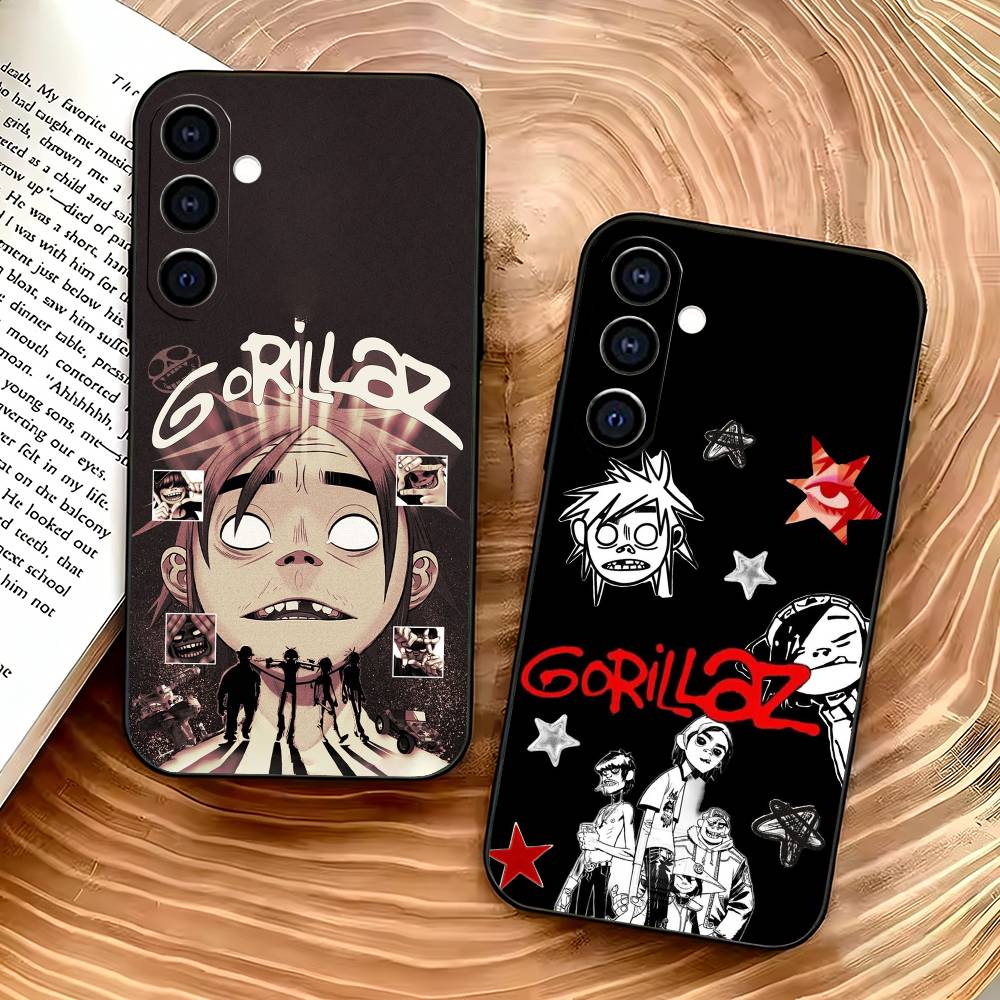 Rock Band G-gorillaz Phone Case For Samsung Galaxy A73,A72,A71,A70,A53,A52,A51,Others Soft Black Cover