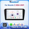 8-ядерный Android 14 Carplay для Mazda 3 2004 2005 2006 2007 2008 2009 Автомагнитола с BOSE Мультимедийный плеер 2 DIN Стерео GPS Интеллектуальная навигация