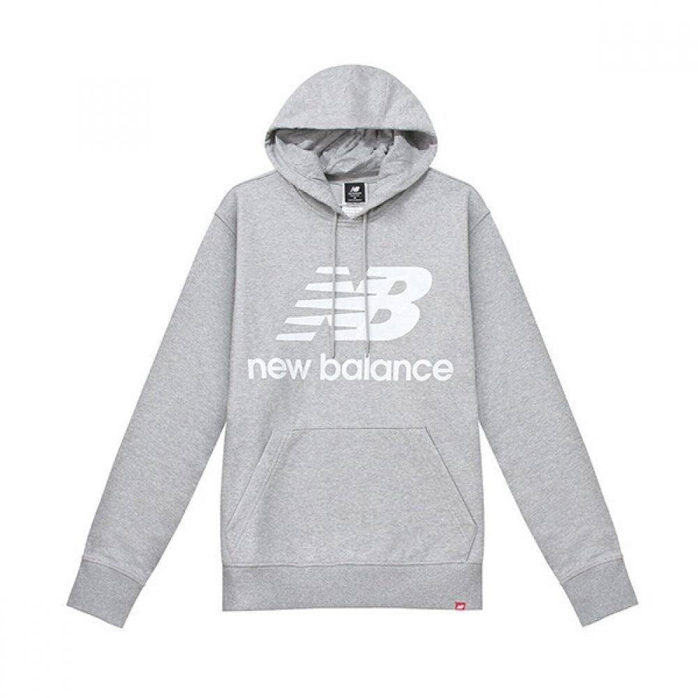 New Balance Мужская толстовка с капюшоном Essentials Stacked Logo Mt03558 Ag