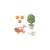 Sylvanian Families Citrus Bird Family Doll Set for Ages 3 and Up Toy House