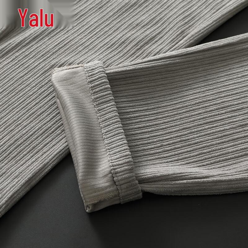 Yalu Men's Corduroy Straight-Leg Casual Pants