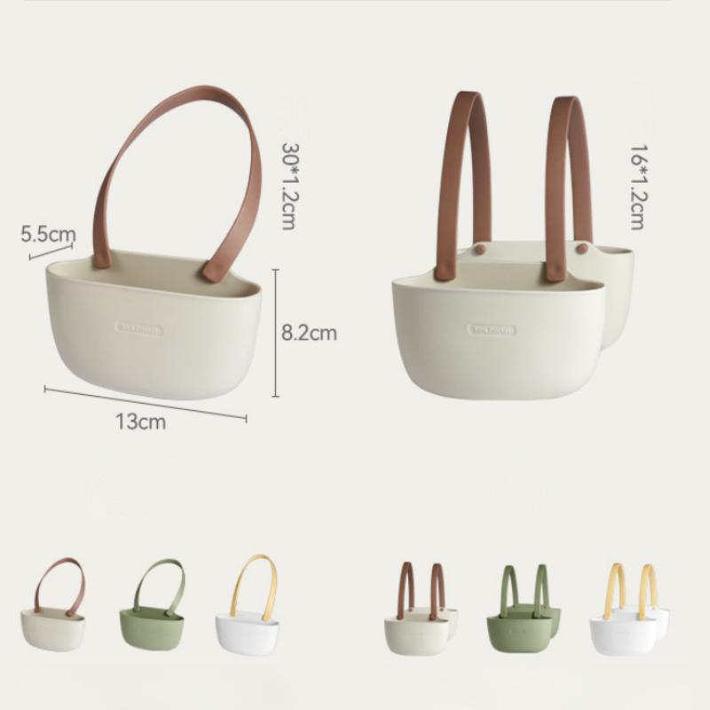Silicone Kitchen Sink Hanging Storage Basket for Sponges and Soap