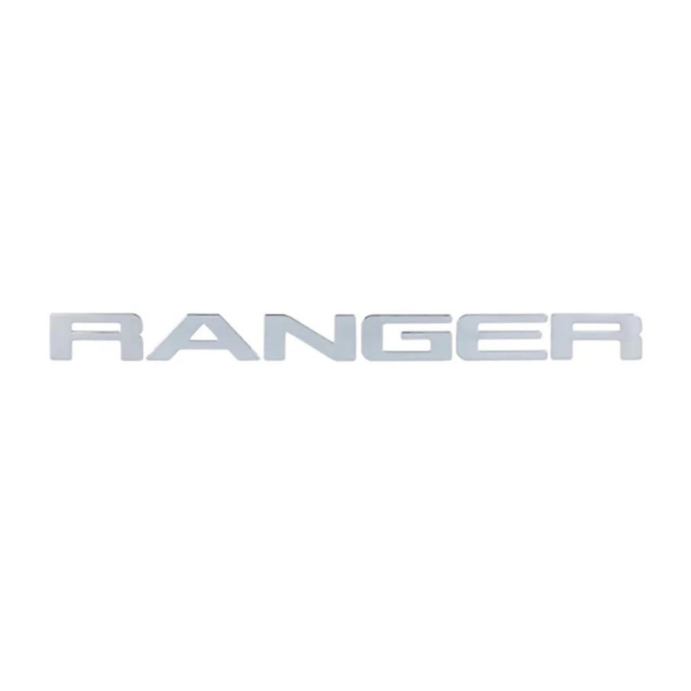 For Ford Ranger T9 Wildtrak Sport XLT XLS XL 2022 2023 1Set New Models Rear Door Logo Letter 3D Emblem Original Size ABS