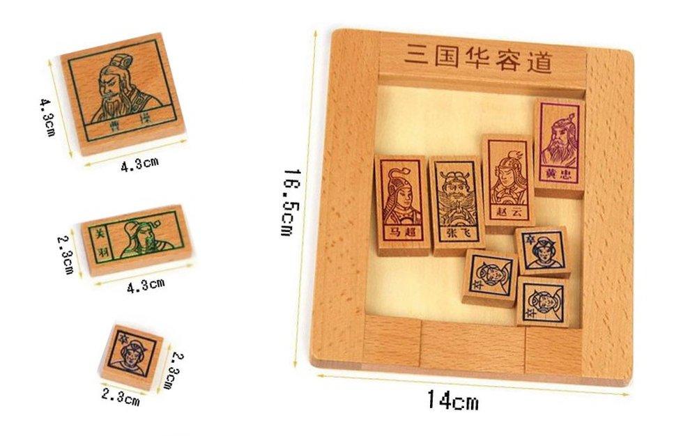 MIFO Romance of the Three Kingdoms Puzzle Escape Game Huaryong Dao Box Girl Традиционная головоломка Cao Cao Чжан Фэй Гуань Юй Деревянная обучающая игрушка, которая