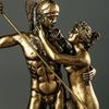 Ретро Полимерная Скульптура Греческих Мифологических Фигур Украшение для Дома Настольные Украшения Бог Войны Арес и Статуя Венеры Поделки