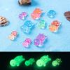 Micro-landscape Glow-in-the-dark Turtle Resin Decoration Blind Bag Accessories Fish Tank Landscape Turtle Decoration Tabletop Decoration