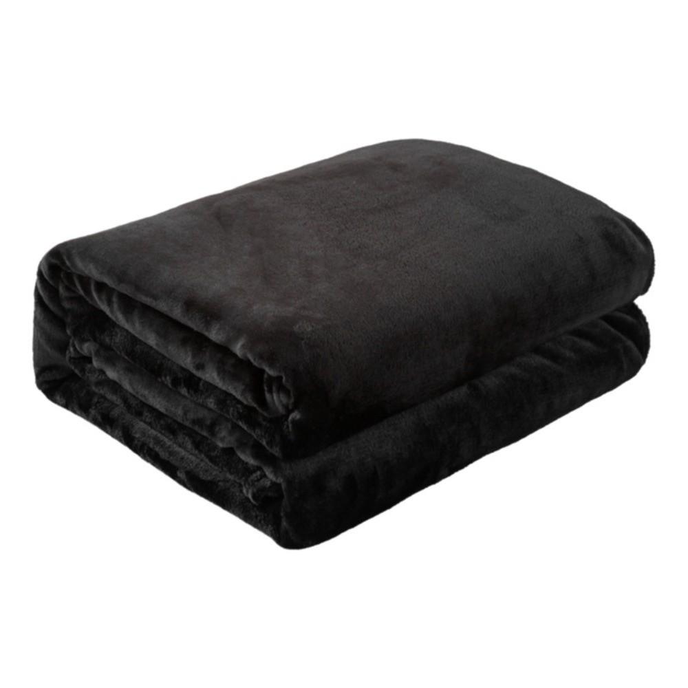Skin-friendly Flannel Blanket Solid Color Bed Sheet Sofa Blanket Summer Sleep Blanket  Bedroom