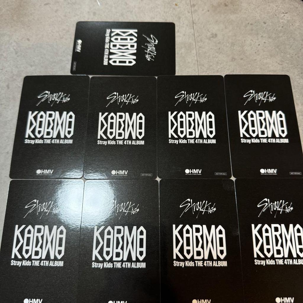 [USED] straykids karma trading card HMV Rakidro A complete set