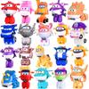 Новые трансформирующиеся роботы Super Wings Фигурки Действия Мини-Масштаб Аниме Деформирующийся Самолет Игрушка для Детей Идея Подарка Коллекционный Набор