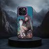 Genshin Impact Zhongli Hutao Black Candy silver phone case Phone Case For iPhone17,16,15,14,13,12,11 Plus,Pro Max