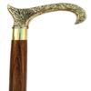 Трость для ходьбы в викторианском стиле ручной работы, трость с латунной ручкой, красивая, трехскладная трость для здоровья и кемпинга Turing,