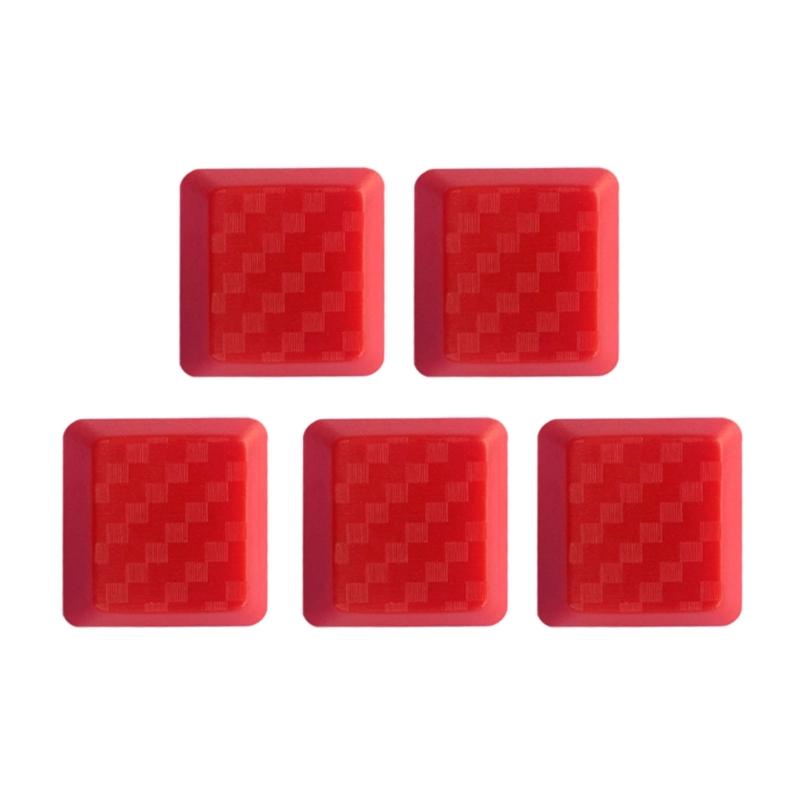 DIY Customs Keyboard Keys 5Pcs Keycap Carbon Fiber Texture Nonslip Cover for G915/G813/G815/G913 TKL