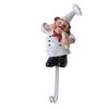Powerful Cartoon Chef Racks Holders Hook Adhesive Door Clothes Coat Hat Bathroom Towel Hook Hanger Kitchen Wall Key Holder