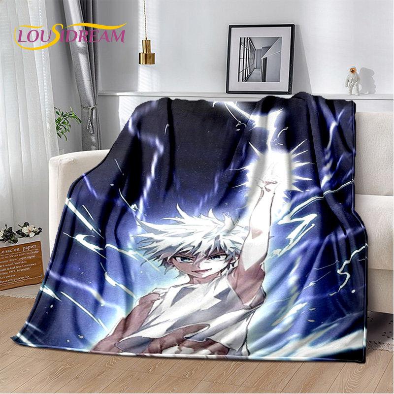 HxH аниме Hunter×Hunter Мягкое плюшевое одеяло с героями мультфильмов, фланелевое одеяло, одеяло для гостиной, спальни, кровати, дивана, чехол для пикника