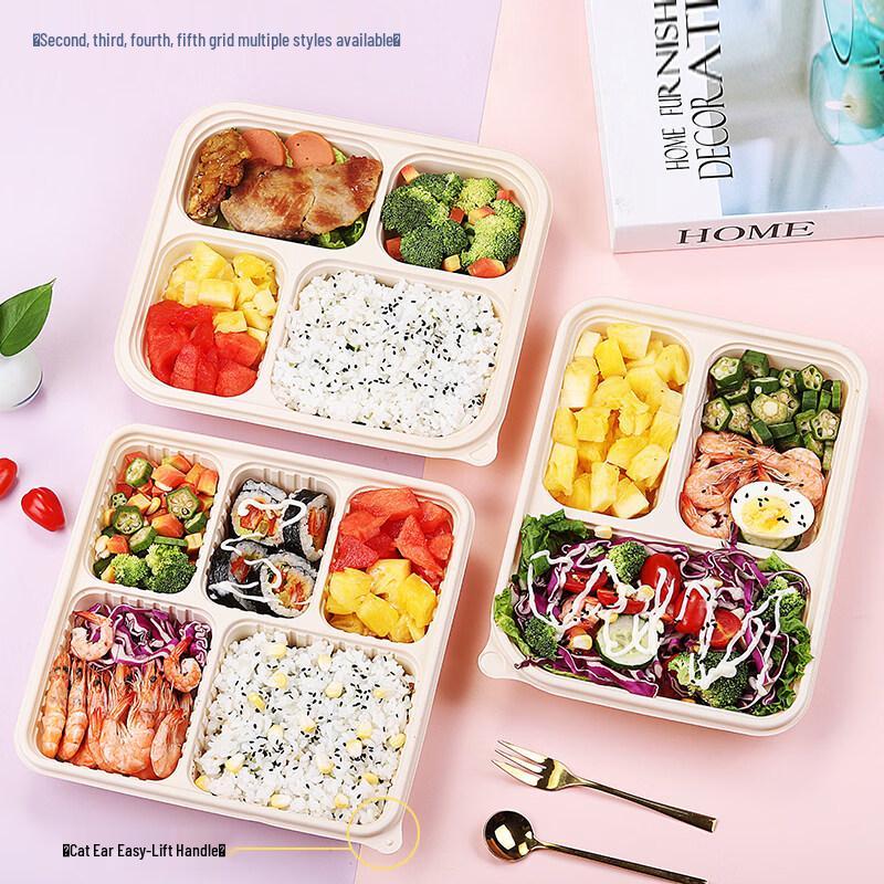 Eco-Friendly Disposable Round Meal Box