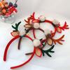 Plastic Antlers Headband Fawn Horn Christmas Elf Headband Christmas Headband  Ladies