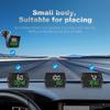 Универсальный автомобильный HUD GPS HUD Цифровой спидометр Измеритель скорости для всех легковых и грузовых автомобилей Подключи и работай Автозапчасть