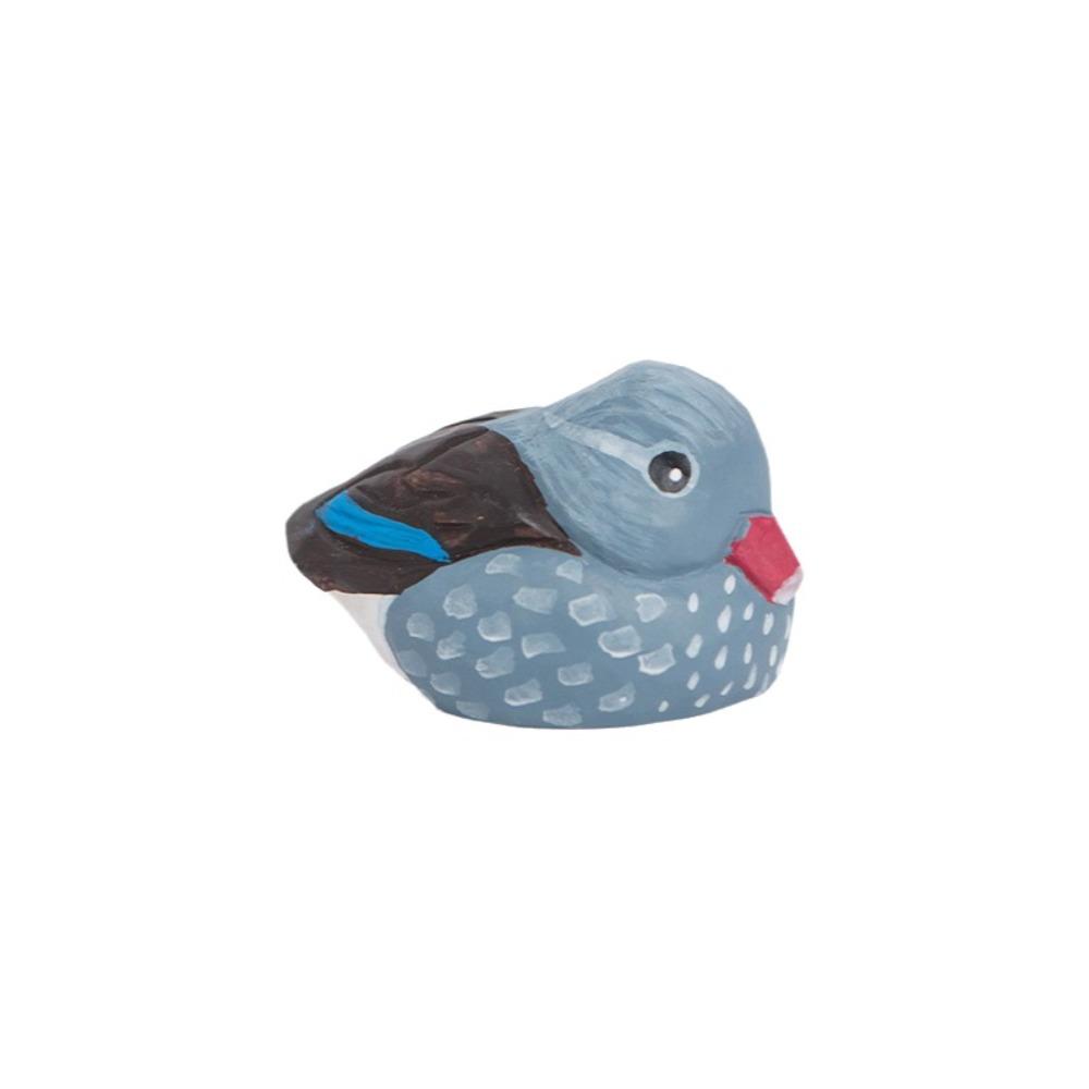 Декоративная деревянная статуэтка птицы из массива дерева, резьба по дереву, украшение в виде птицы, реквизит для фотосъемки