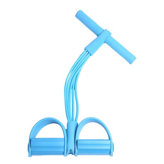 Sit-up Pedal Puller Resistance Band с ручкой Многофункциональный 4/6-трубчатый эластичный канат для йоги для мужчин и женщин Тренажер для натяжения педалей Тренировочное оборудование