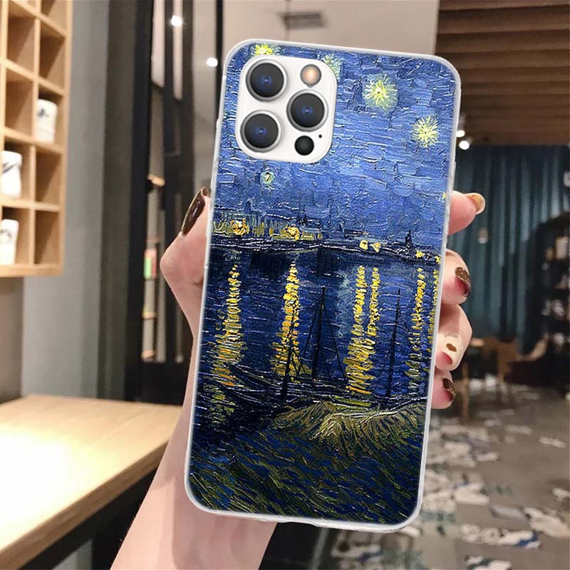 Клод Моне Сад Лилии Мост Силиконовый Чехол для Телефона для iPhone 17 16 16E 15 Pro Max 14 Plus 11 13 Mini 12 7 8 SE Air 17Pro Чехол