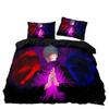 Japan Famous Anime Duvet Cover Sets,Jujutsu Kaisen Bedding Set,Satoru Gojo Quilt Cover and Pillowcases Single/Double/Queen/King