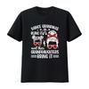 Funny Dance Grandma Granddaughter Ballet Print Casual T Shirt Vintage Washed Slightly Homme Top For Everyday Wear Soft Graphic