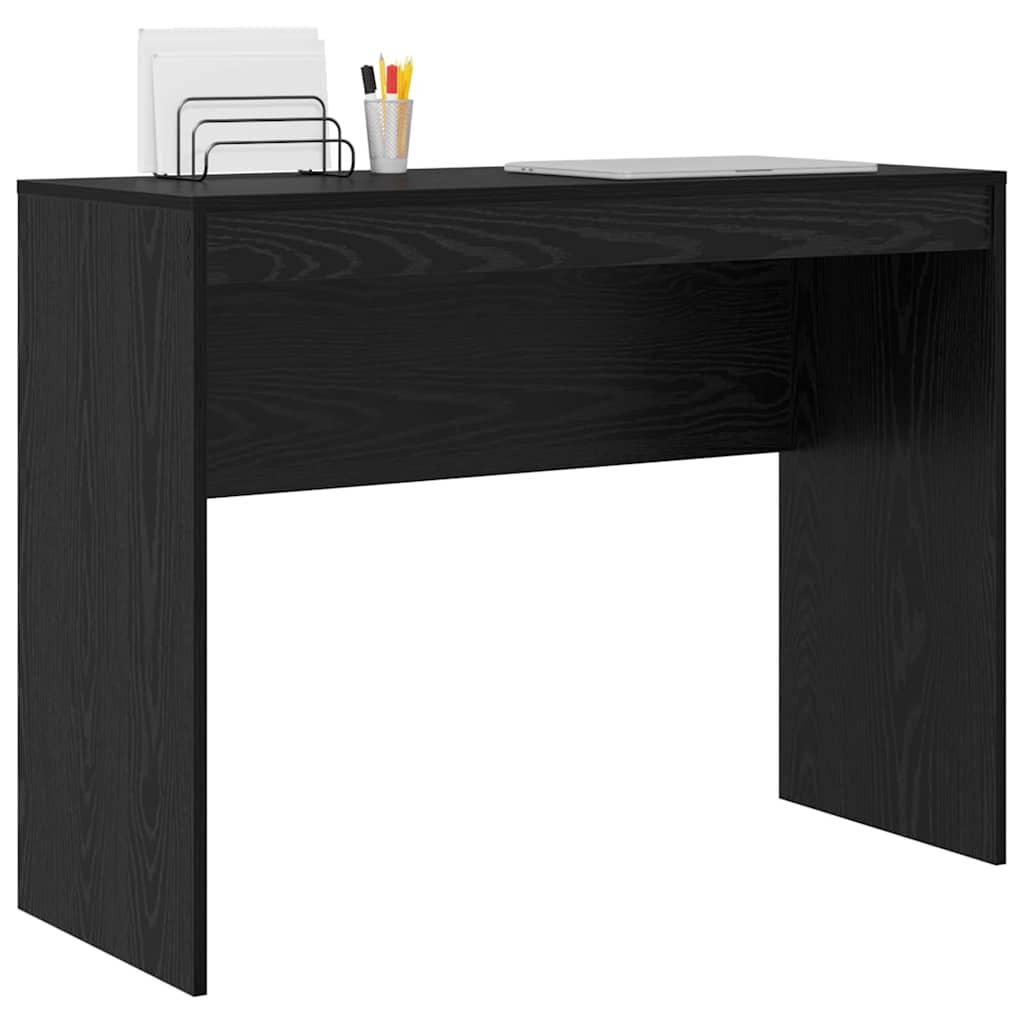 Desk Black Oak Effect 100 x 40 x 76 cm