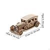 3D деревянная головоломка модель автомобиля наборы головоломки игрушка ремесла, орнамент, рукоделие, ретро-строительство