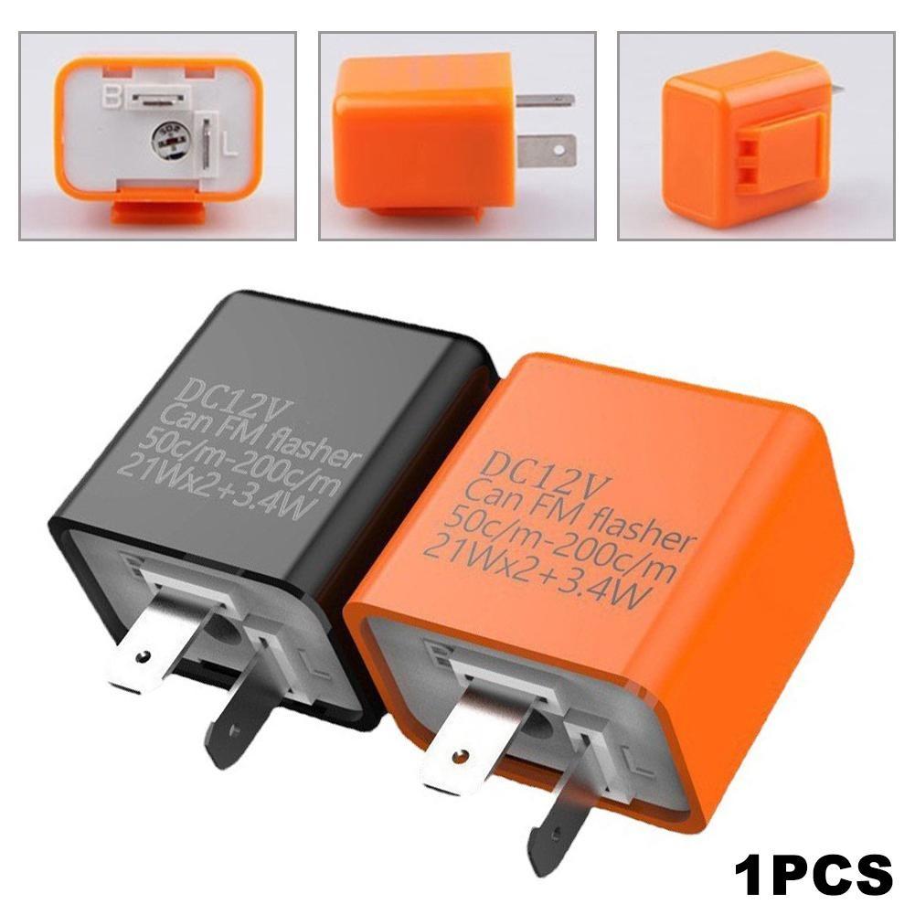 2-контактное электронное светодиодное реле-мигалка с регулируемой скоростью, быстрое мигание указателя поворота, новое