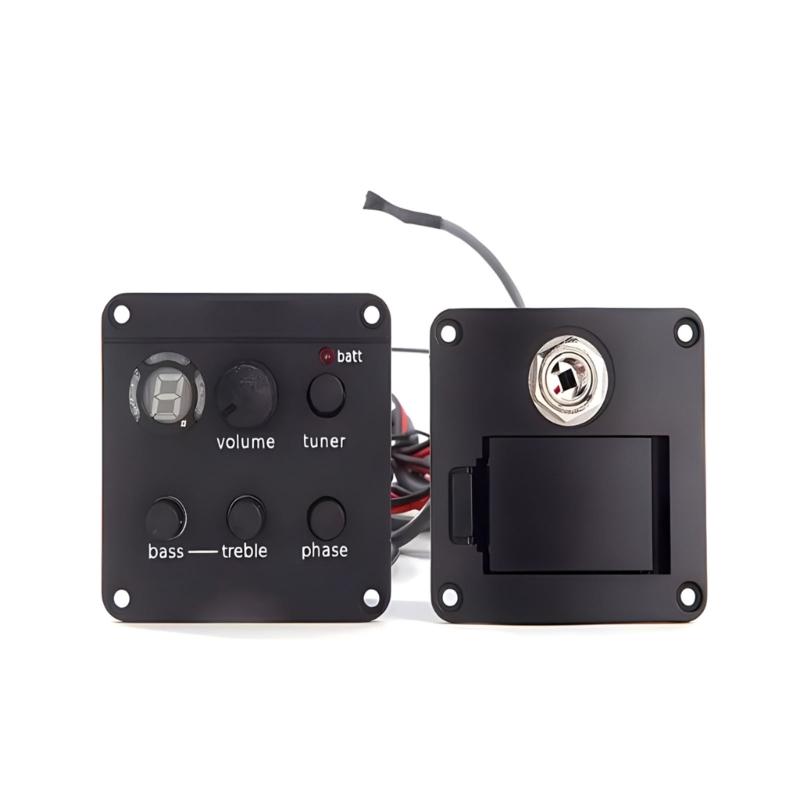 Звукосниматель для акустической гитары с тюнером Звукосниматель для гитары ISYS+ Системы предусилителя с эквалайзером Звукосниматель для фолк-гитары Коробка эквалайзера Эквалайзер Долговечный