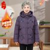 Women's Hooded Padded Winter Jacket for Elderly