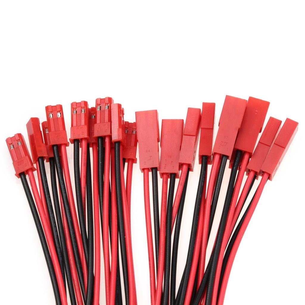 40 шт./20 шт. штекерный и гнездовой разъем JST, кабель DIY, 2-контактные разъемы, клеммы