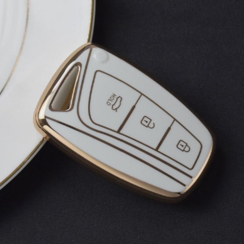 Для Hyundai Grandeur HG Sedan Genesis G80 Santa Fe 3DM Grand SantaFe 2018 IX45 EQUUS Azera Модный чехол для дистанционного ключа из ТПУ