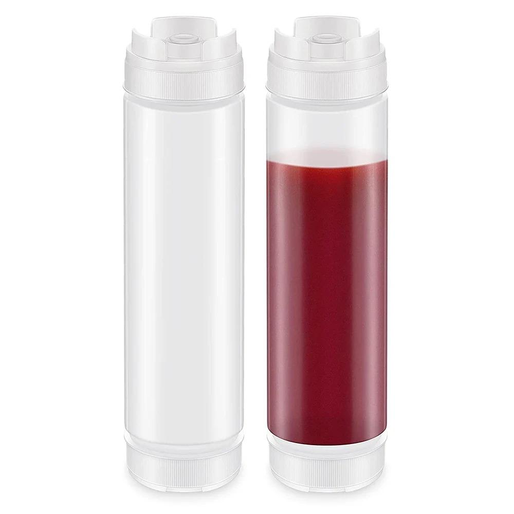 Plastic Sauce Dispenser 16/20/24oz Sauce Squeeze Bottle Olive Oil Dispensers Condiment