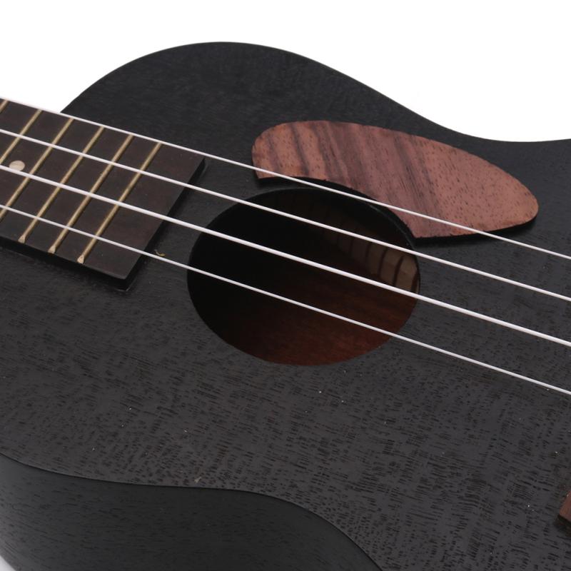 hot! 2Pcs Ukulele Pickguard Crescent Rosewood Shield Wooden Guards Musical Instrument Accessories
