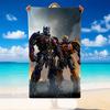 Quick Dry Beach Towel Transformers Pattern, Lightweight Absorbent Towel for Pool Beach Vacation Use