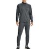 Under Armour Solid Color Zip Jacket Casual Sports Suit Men Jackets Gray 1357139-012