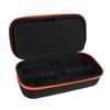 Wireless Microphone Case EVA Shell Zip Closure Portable Mic Storage Box with Handle