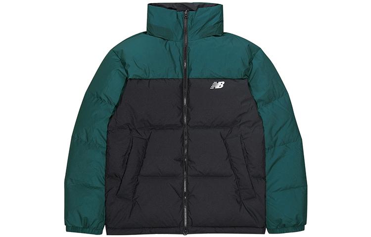 New Balance Пуховик Унисекс Черно-Зеленый NP943043-GRN