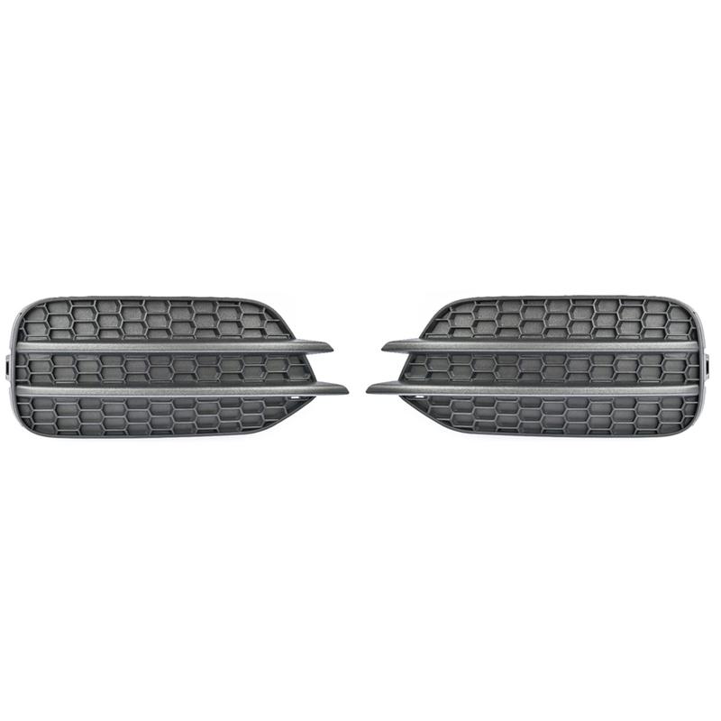 For VW Tiguan 2012 2013 2014 2015 2016 2017 2018 US Version Front Bumper Fog Light Lamp Cover Frame Grille 5N0853665J 5N0853666J