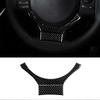 For Lexus IS250 2013- Car Steering Wheel Decoration Trim Sticker Decal Carbon Fiber Auto Interior Accessories