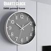 Silent Wall Clock Round Hanging Watch Living Room Decoration Quartz Wall Clock  Hotel