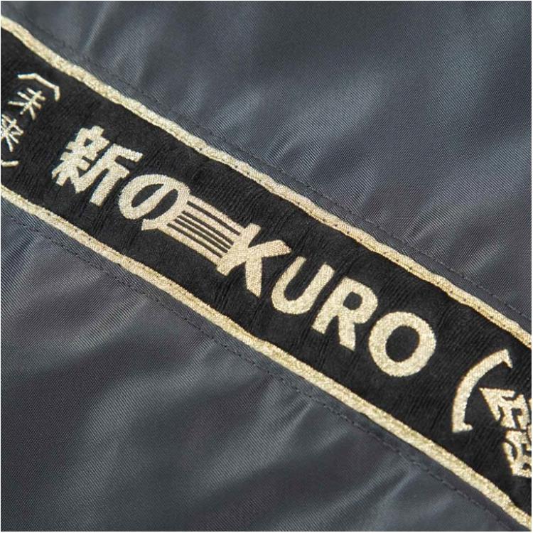 Evisu FW22 Letter Embroidery Print Baseball Collar Loose Jacket Men Jacket Dark-Gray 2EAGNM2JK703LFNQ