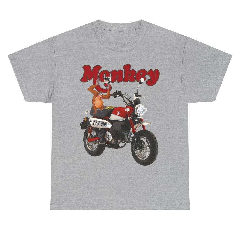 Мужская и женская футболка Honda Monkeybike Mini Trail Летняя мотоциклетная футболка Гоночная с коротким рукавом Весенняя велосипедная внедорожная футболка