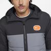 Nike Воздушная удобная повседневная теплая куртка мужская куртка угольно-черный холодно-серый белый HM0198-060