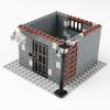 Нетоксичные строительные блоки Moc 'Военное поле боя' - Хранилище тактического снаряжения/Тюремная база/Лесная сцена DIY Набор кубиков для любителей