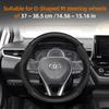 Nlzh6 Для Toyota Чехол на руль из перфорированной кожи с текстурой под карбон Chr Yaris Auris Corolla Rav4 Land Cruiser Prado Hilux