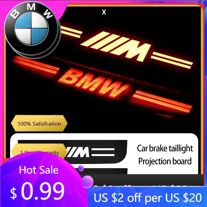 LJEEG1 Car Sticker Hot 2026 2026 Hot For BMW Car Brake Tail Light Logo Acrylic Projection Board Top Auto Emblem For BMW X1 X2 X3 X5 X4